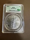 2023 $1 AMERICAN SILVER EAGLE CAC MS70 FIRST DELIVERY LABEL