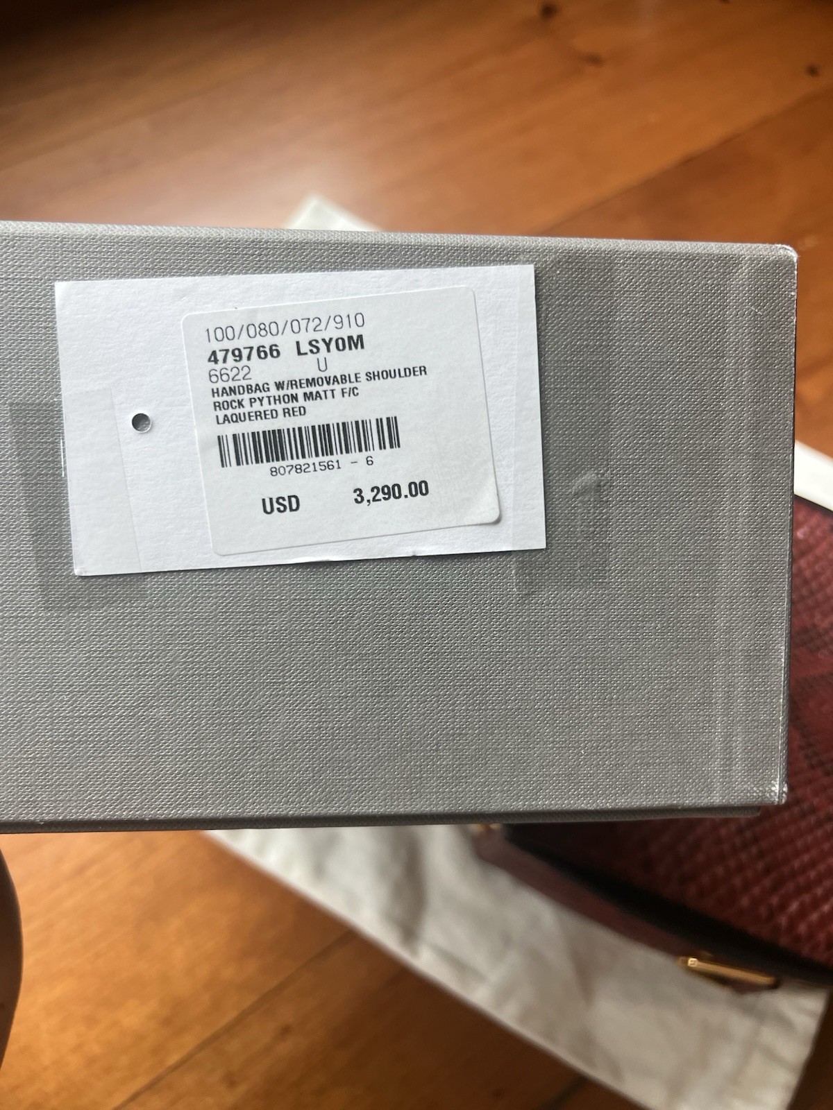 Alexander McQueen Box Bag 19 In Python - image 7