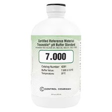 Traceable 4281 Ph Standard, Cert. Ref Material, Crm 7.000