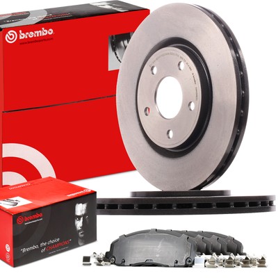 BREMBO Bremsenset Vorne Bremsscheiben Beläge für VW Routan Kastenwagen 330mm