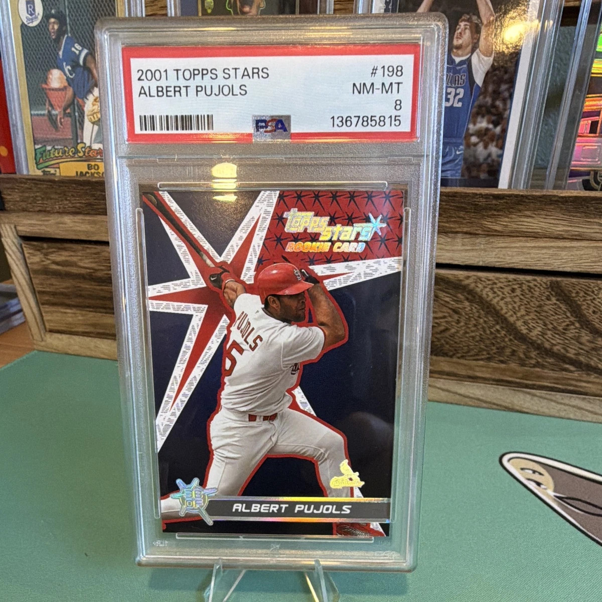 Topps Albert Pujols Baseball Sports Trading Card Singles Rookie
