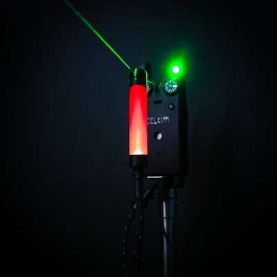 Red GlowStickz LED Powered Custom Carp Fishing Bobbin