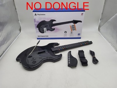 PDP RIFFMASTER Wireless Guitar Controller, Rock Band 4, Black *NO DONGLE*