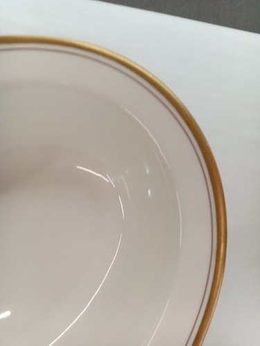 Vintage O.P.C.O Syracuse China Gold Trimmed 10" Oval Serving Dish - Picture 2 of 15