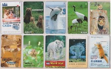 LOT de 100 télécartes DIFFERENTES JAPON - ANIMAUX  - ANIMALS JAPAN phonecards