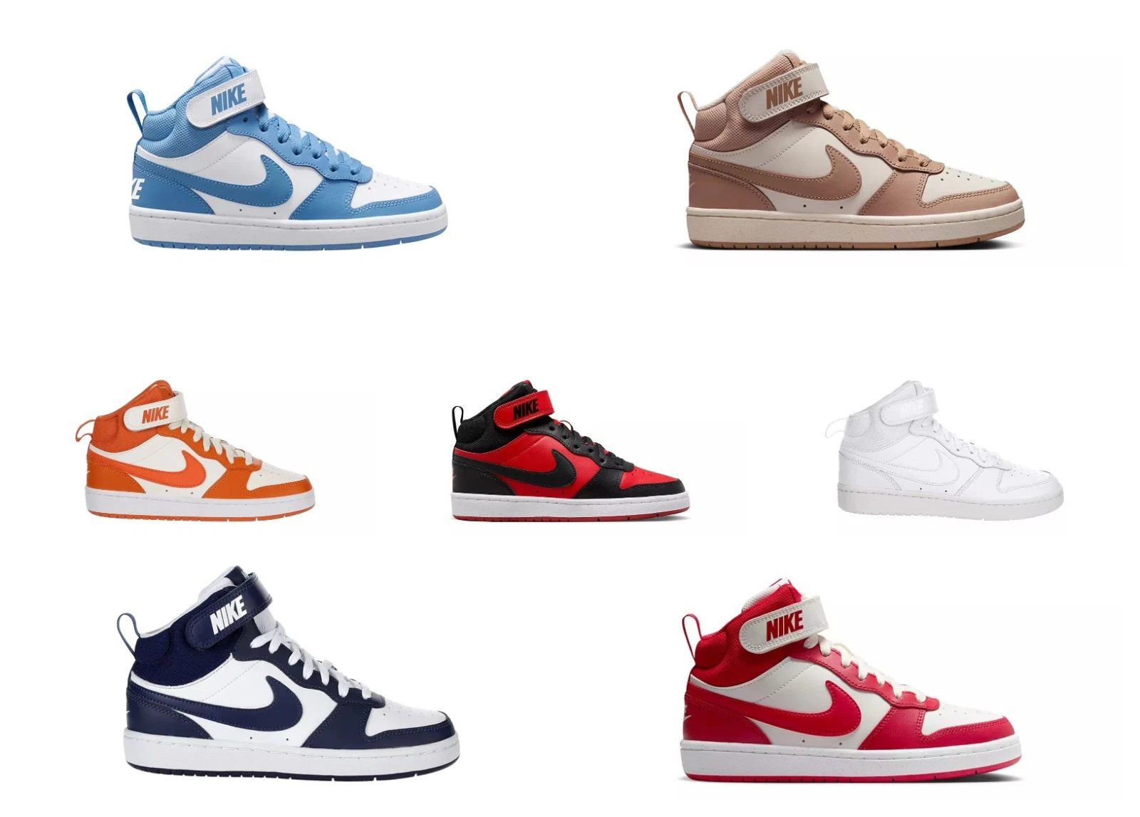 SNEAKER NIKE BAMBINO RAGAZZO O RAGAZZA BIG KID COURT BOROUGH 2 MID