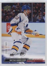 2022 Upper Deck Extended Series Exclusives 26/100 Mattias Samuelsson #518 12pi