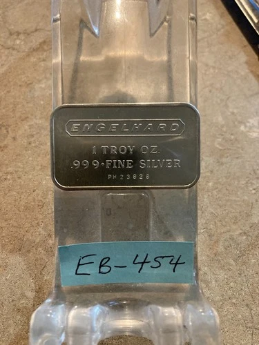 1 ENGELHARD 1 OZ. .999 FINE SILVER BAR