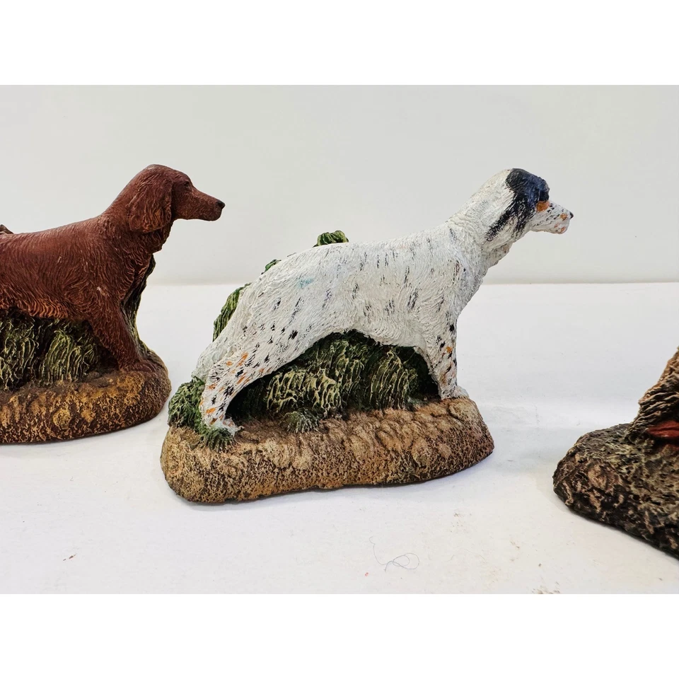 Коллекция Kennel Club бронзовые винтажные фигурки охотничьих собак холодного литья - Изображение 3 из 4