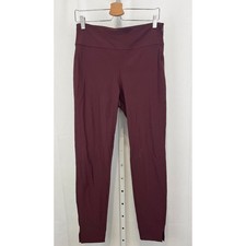 ATHLETA 10T 10 Tall Wander Slim Ankle Pants Maroon Wine Burgundy Red 486209