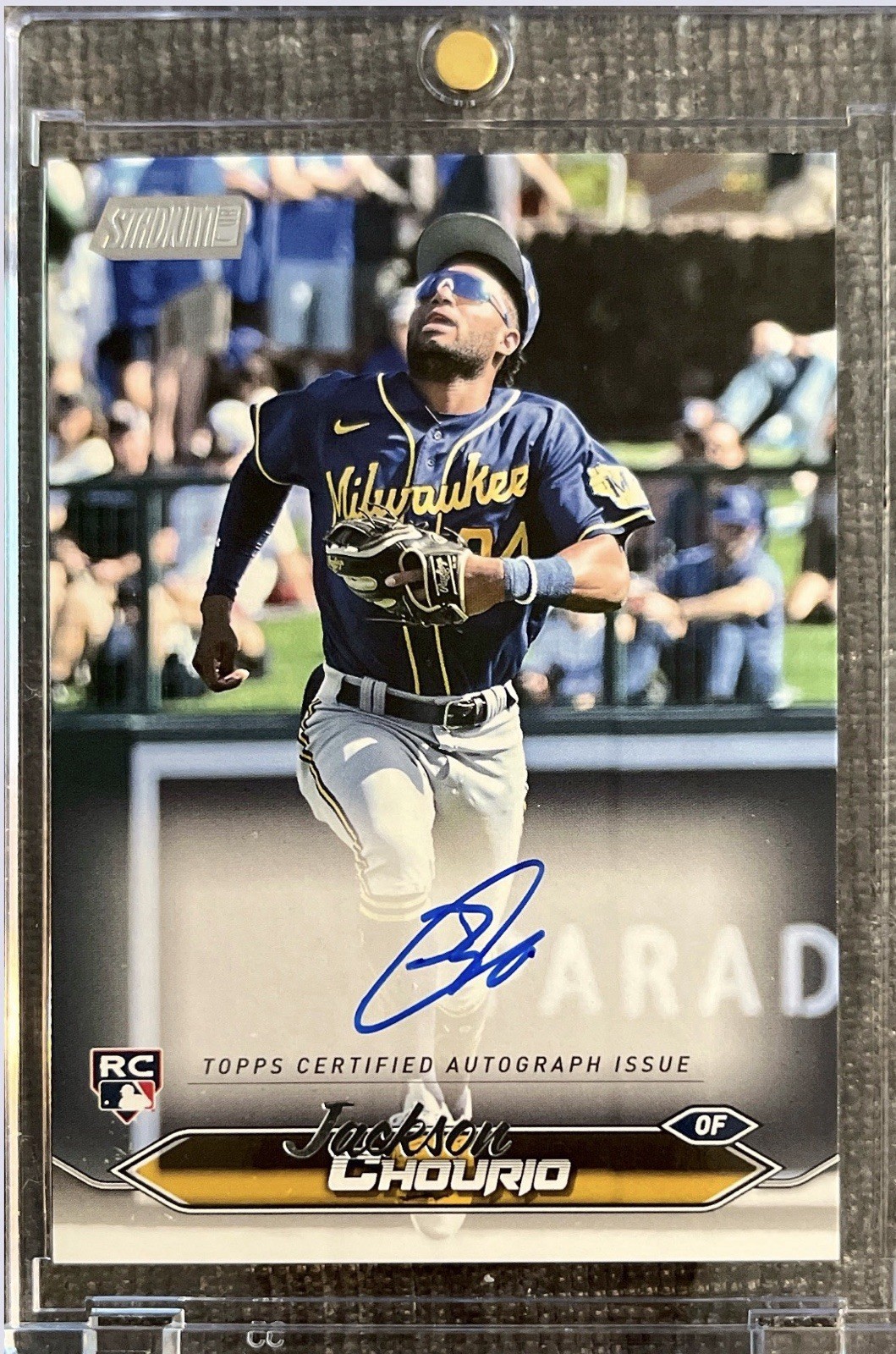 2024 Topps Stadium Club Base Autographs Jackson Chourio RC