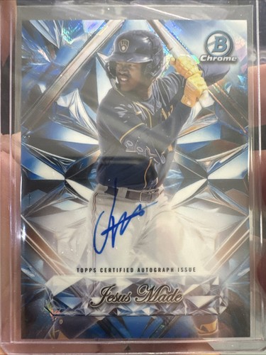 Jesus Made #SSA-JM 2025 Bowman Chrome Sapphire Selections Autograph card