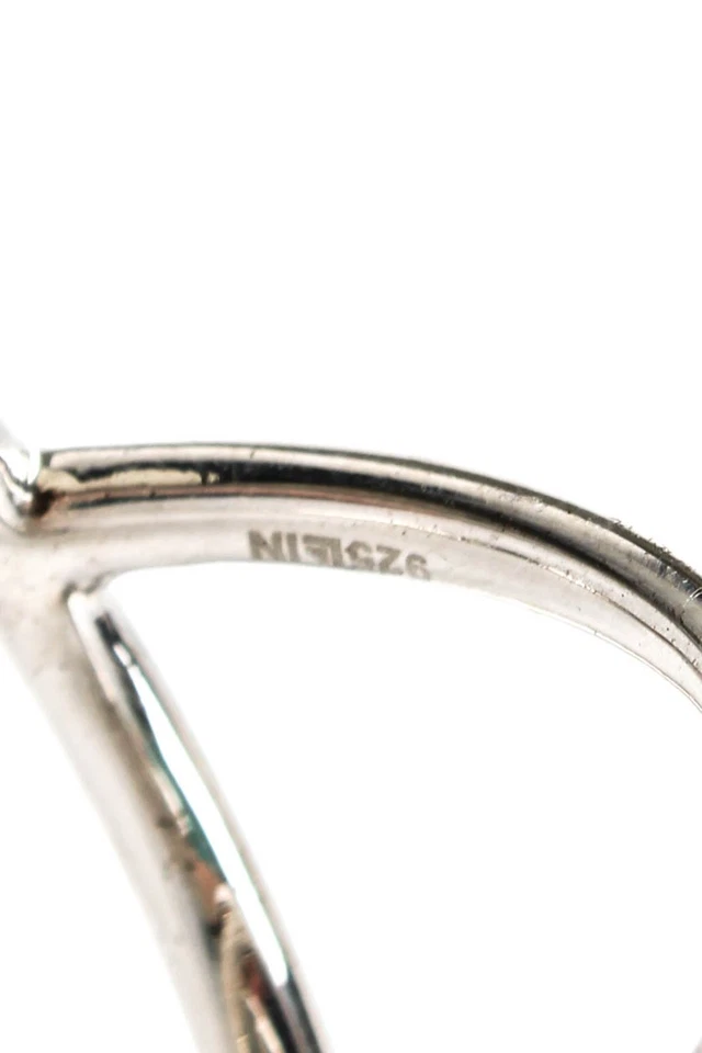 Anillo cruzado de zilcon cuarzo ahumado de plata esterlina negro Rarities para mujer Foto 4 de 4