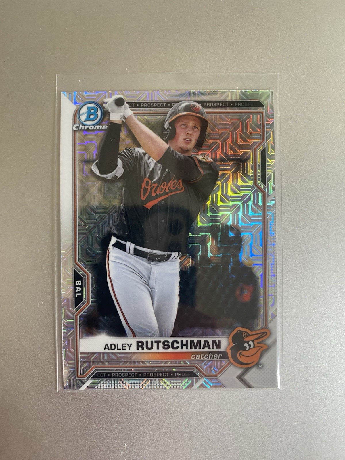 2021 Bowman - Chrome Prospects Mojo Refractor #BCP-121 Adley Rutschman (RC)