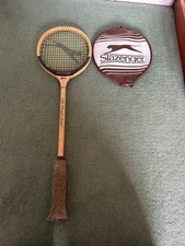 Vintage Retro Slazenger The Whippet Squash Racket with head cover