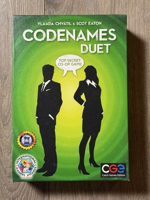 Codenames Duet - Two Player Word Deduction Game 100% Cooperative Family Game