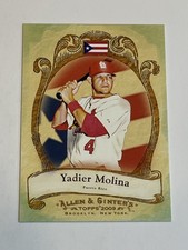 2009 Topps Allen & Ginter Baseball National Pride - Yadier Molina - Cardinals