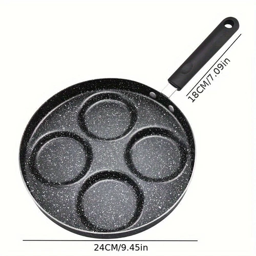 Egg Pan Omelette Pan, 4-Cup Nonstick Granite Omelette Skillet - Pancake Pan - Picture 3 of 10