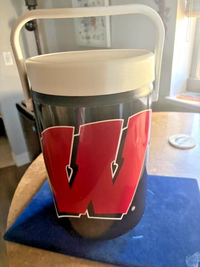 1998 Univ. of Wisconsin Badgers Large Cooler w/Handle - 14" x 9" - Image 2 of 4