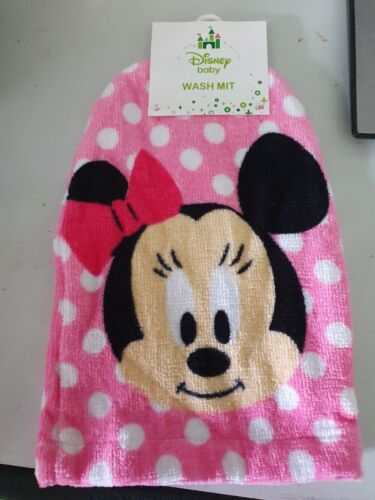 BNWT Babies Minnie Mouse Wash Mit - NEW - Picture 1 of 2