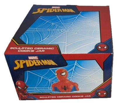 RARE Marvel Comics Spiderman Cookie Jar/ Cannister Westland NEW