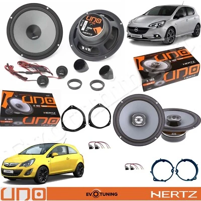 HERTZ EVOTUNING Kit 6 Casse Altoparlanti HERTZ ANT+POST 165 mm per Opel Corsa D - E dal 2006 -19