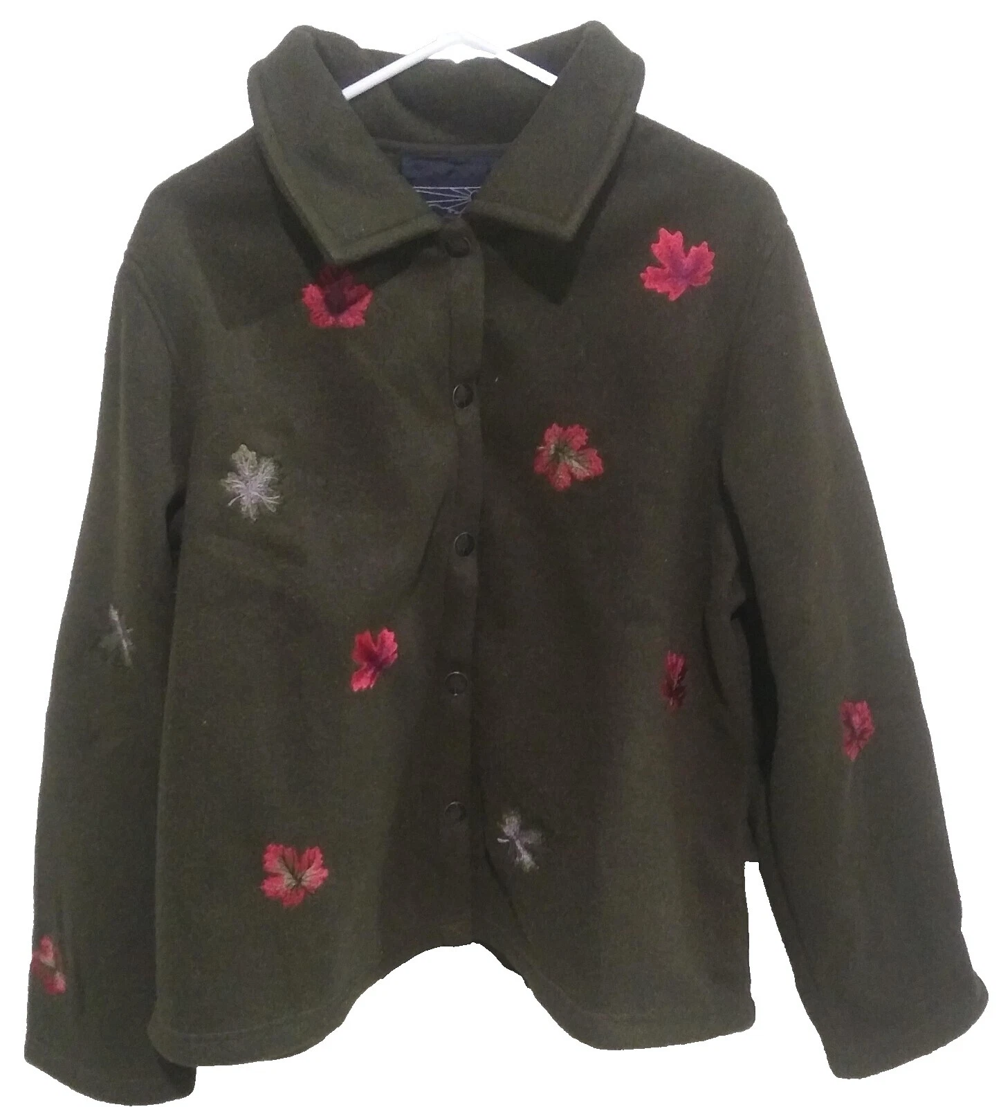 Tamaño Regular Leaf abrigos, chaquetas y chalecos para Mujeres