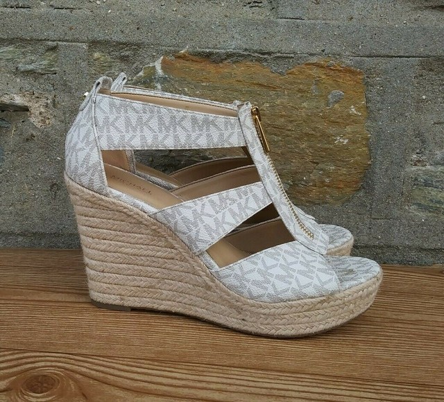 michael michael kors damita platform wedge sandals