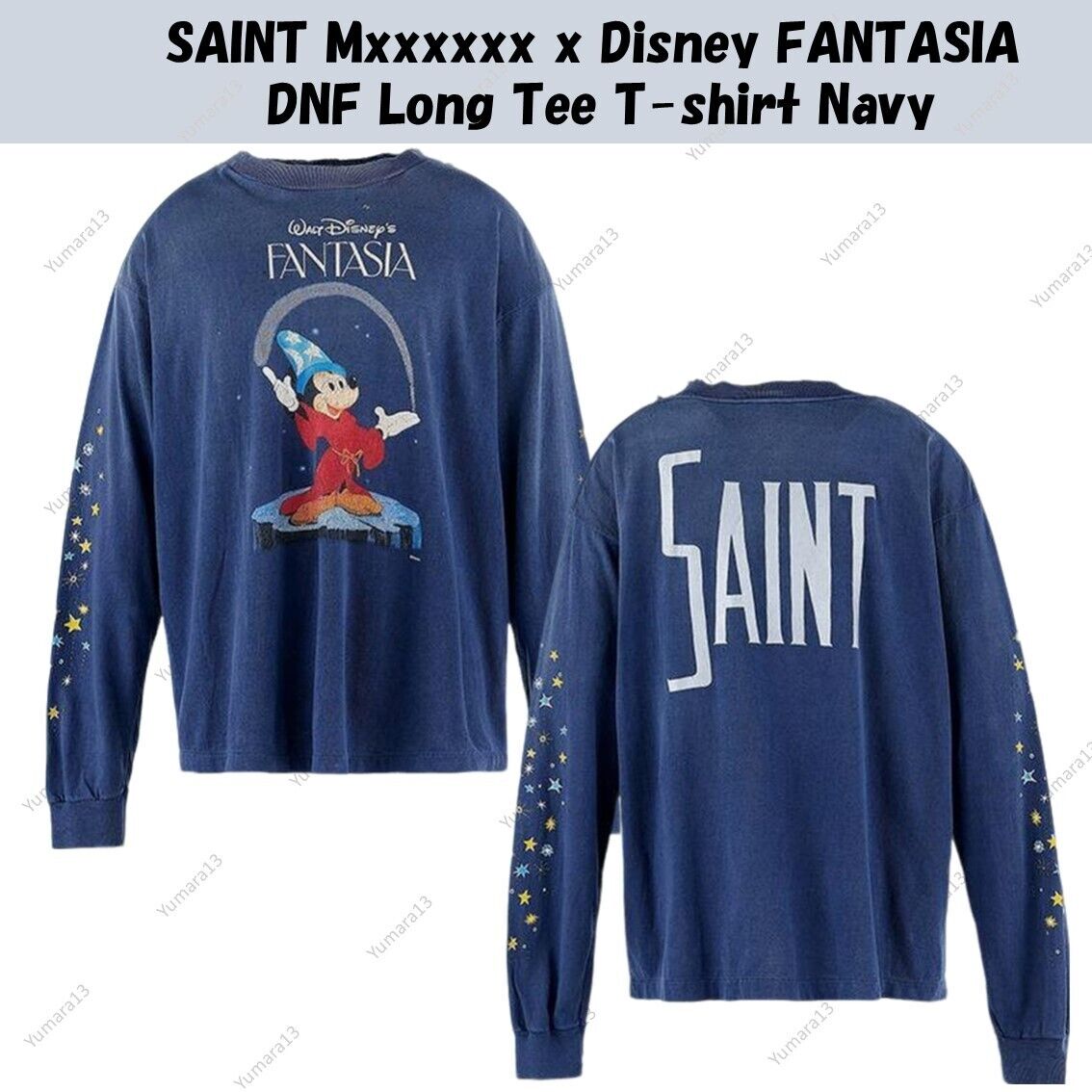 SAINT Mxxxxxx x Disney FANTASIA DNF Long Tee T-shirt Navy | eBay SAINT Mxxxxxx x Disney FANTASIA DNF Long Tee T-shirt Navy | eBay
