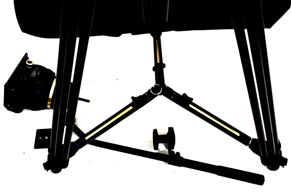 SISTEMA DE TRÍPODE CARTONI 100mm DA ESPARCIDOR DE NIVEL MEDIO BOLSA NUEVA REPARADA 99Lbs! Foto 3 de 4