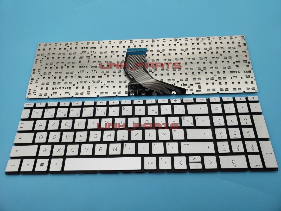 NEW Azerty French Keyboard For HP home 15-da0109nf 15-da0110nf Silver