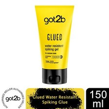 1x, 2x, 3x or 4x of 150ml Schwarzkopf Got2b Glued Water Resistant Spiking Glue