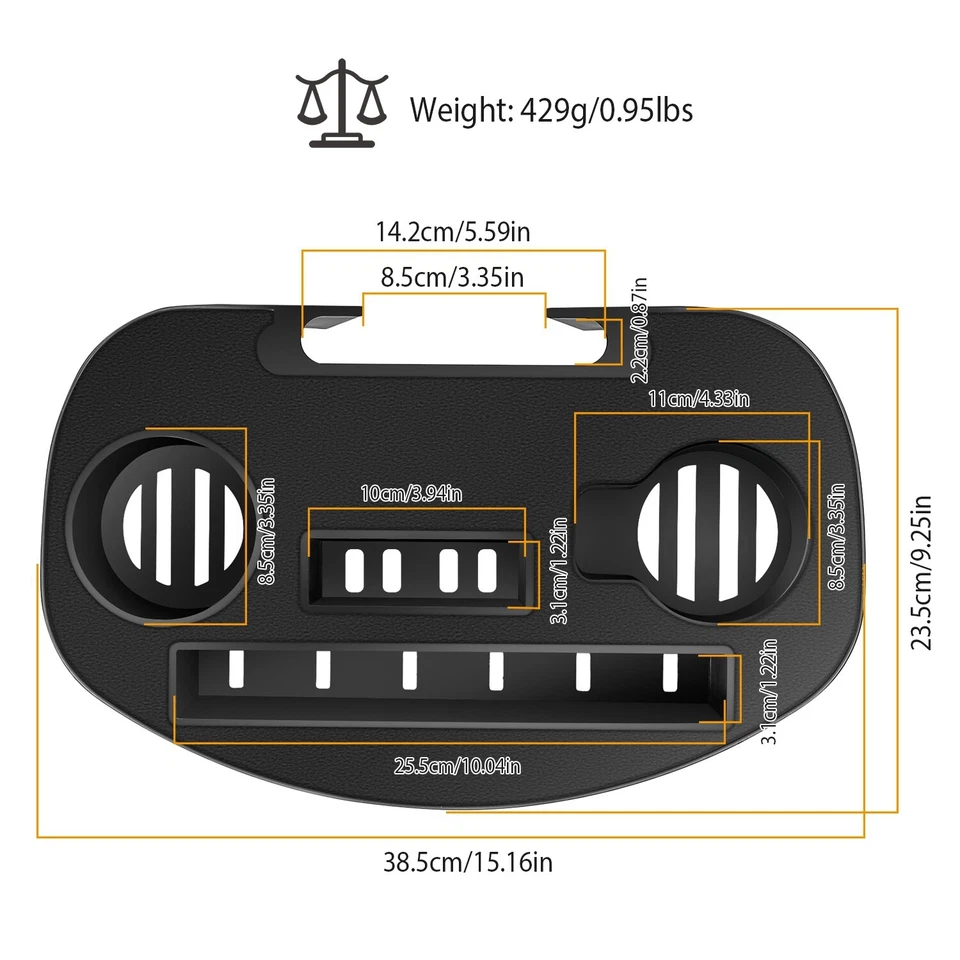 2 peças suporte para copo cadeira gravidade zero bandeja lateral clipe para espreguiçadeira jardim praia - Imagem 4 de 4