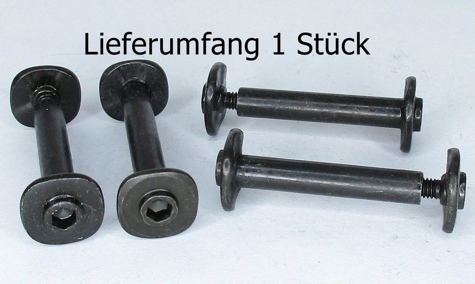 1St. Rollerblade 34mm Frame Hardware Nylon, Ø 6mm Stahl Achse, 1 Stück, Original