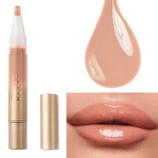 STILA “Plumping Lip Glaze” (Honey) Twist Click Brush - NIB - Fast Ship + Gift !