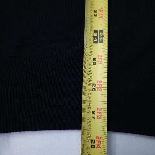 Callaway Golf Merino Wool Italy Sweater XL Short Sleeve Navy Grey Stripe - Picture 8 of 17