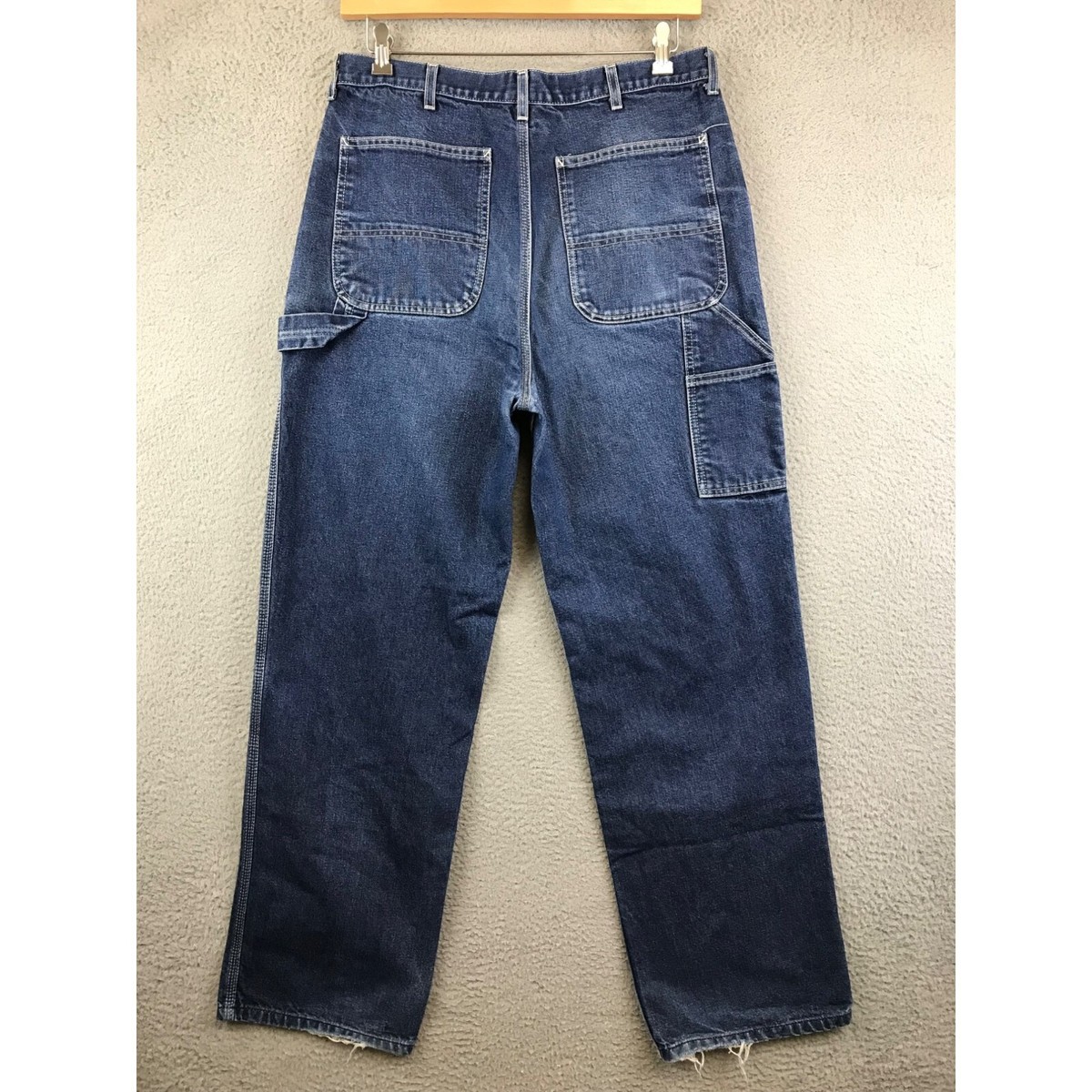 SEARS / ROEBUCKS” Carpenter Vintage Sears Roebucks Blue Jeans 36x34 Carpenter Painter | eBay