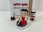 Betty Boop Collector Tea Set by Danbury Mint with Box
