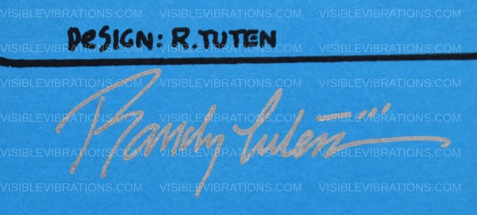 Jethro Tull Uncut Concert Poster Oakland 1976 Randy Tuten Signed Blue Day On... - Image 2 of 2