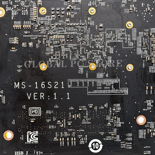For MSI MS-16S21 PS63 Laptop Motherboard i5 i7 8th Gen GTX1050Ti GTX1650 V4G - Picture 6 of 6