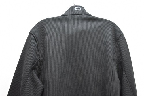 Ogio Branded Men Solid Long Sleeve Full Zip Inner Zipper Pocket Black Jacket L - Picture 8 of 12