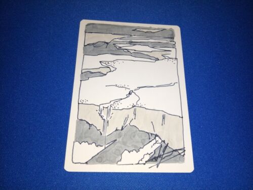 MTG Magic Horizon Canopy FOIL Signed Artist Proof Sketch Expeditions Gesincourt - Picture 2 of 2