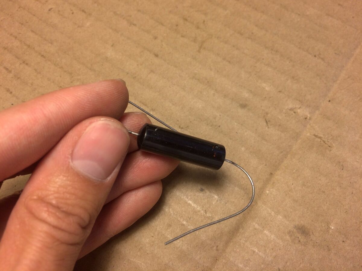 NOS Vintage Sprague .022 uf 400v Black Beauty Capacitor NOS Vintage Sprague .022 uf 400v Black Beauty Capacitor