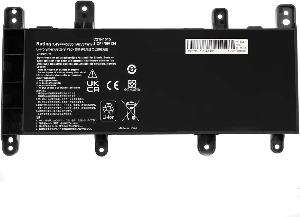 C21N1515 Batterie pour Asus Eee X756UV X756UW R753U R753UA R753UB R753UJ R753UQ - Photo 3/4