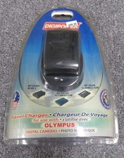 DigiPower Digital Camera Battery Charger Olympus Stylus 30/300/500/600/800 Fuji