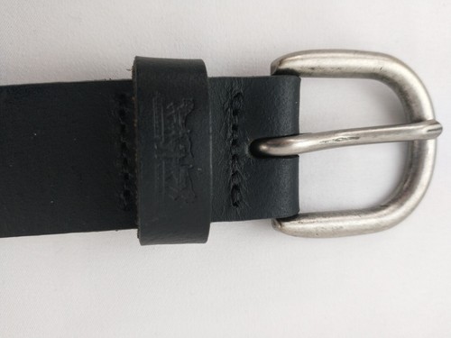 Levi's Levi Strauss Genuine Bovine Leather Belt Boy's Youth Large 30-32 Black - Picture 7 of 12