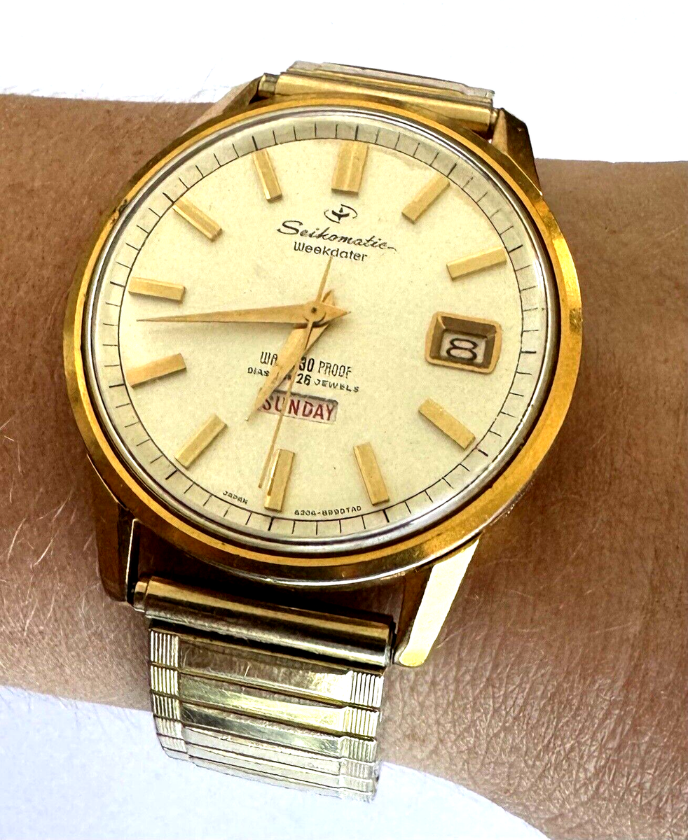 時計 SEIKOMATIC AUTOMATIC 15035 20 JEWELS Seiko 20 Jewels Wristwatches for sale | eBay