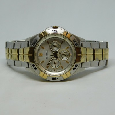 Fossil Blue BQ-9261 All Stainless Steel 