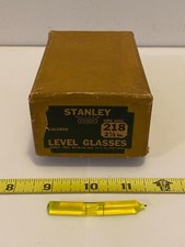 STANLEY No. 218 - COLORED 2-1/4” REPLACEMENT LEVEL GLASS VIAL W/BOX - NEW