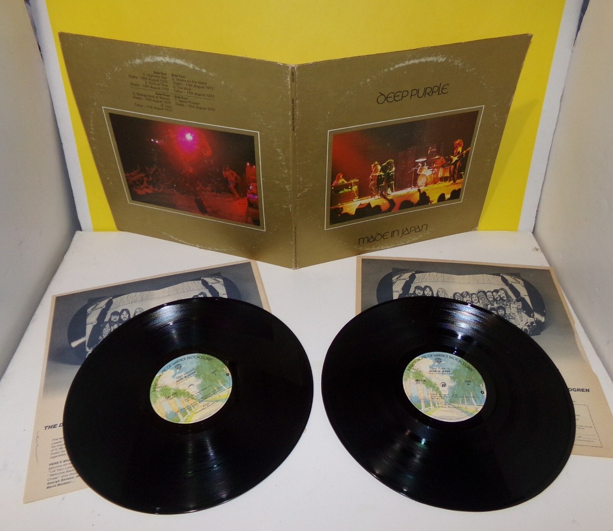 Deep Purple – Made In Japan, 1973 Double LP Warner Bros